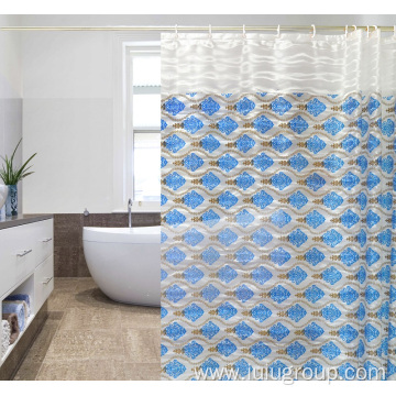 Wholesale PEVA Shower Curtain With Flower Printing